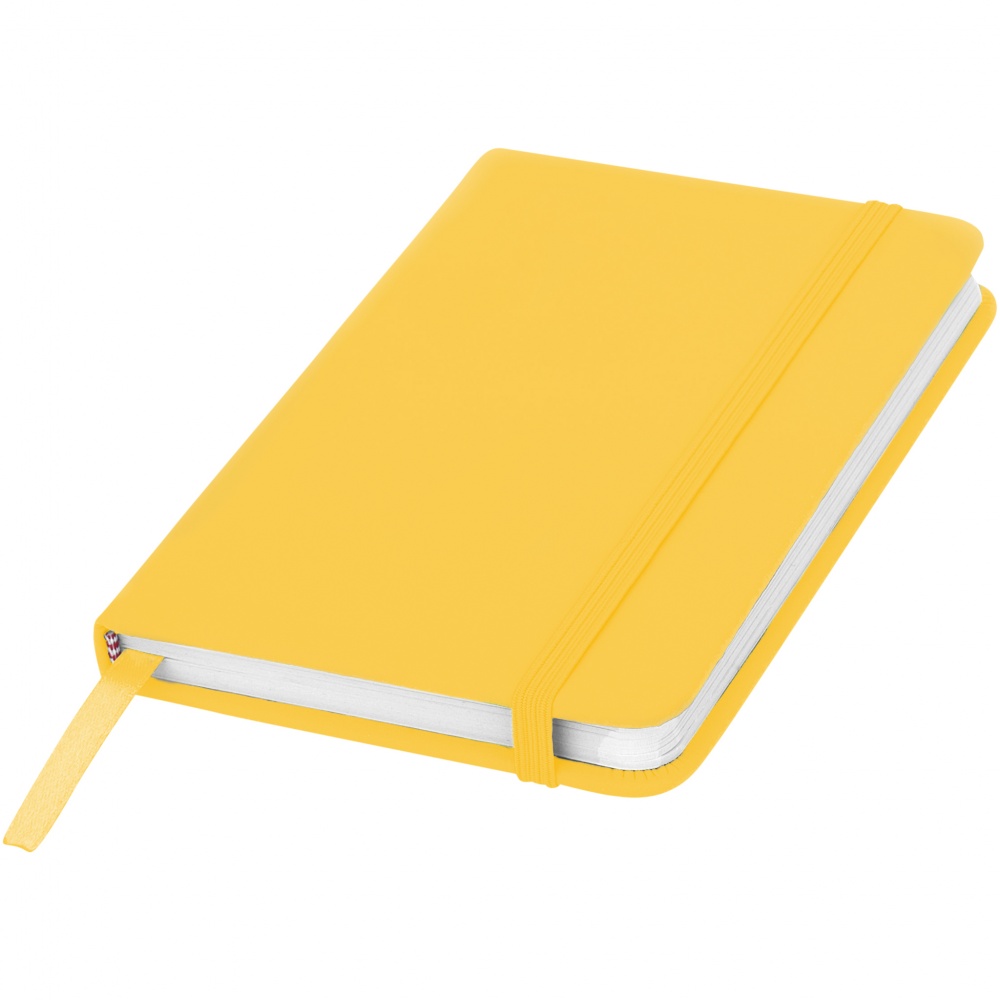 Logo trade promotional product photo of: Spectrum A6 Notebook, yellow