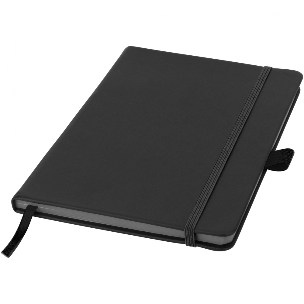 Logotrade promotional merchandise image of: Colour Edge A5 Notebook, black