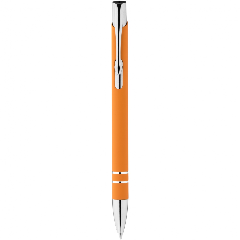 Logo trade promotional gifts image of: Cork ballpoint pen, orange