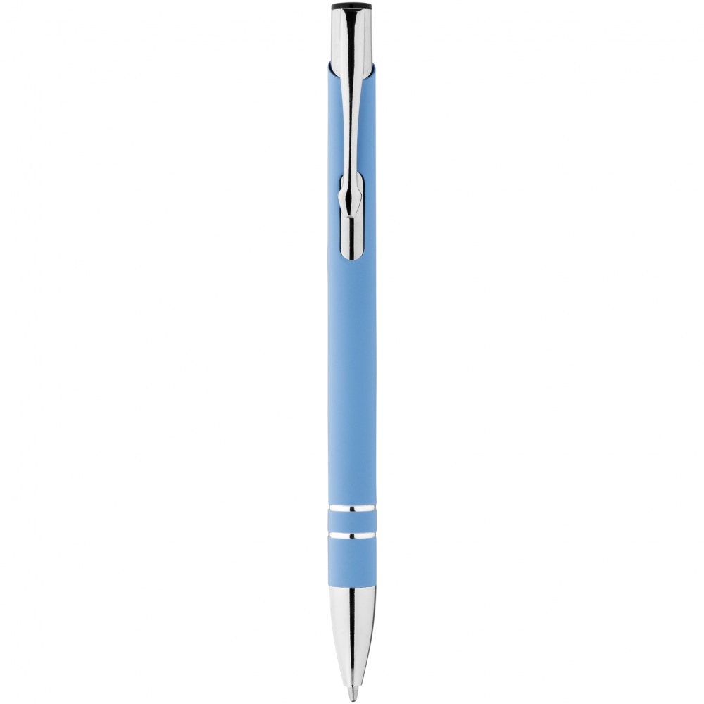 Logotrade promotional item picture of: Cork ballpoint pen, helesinine