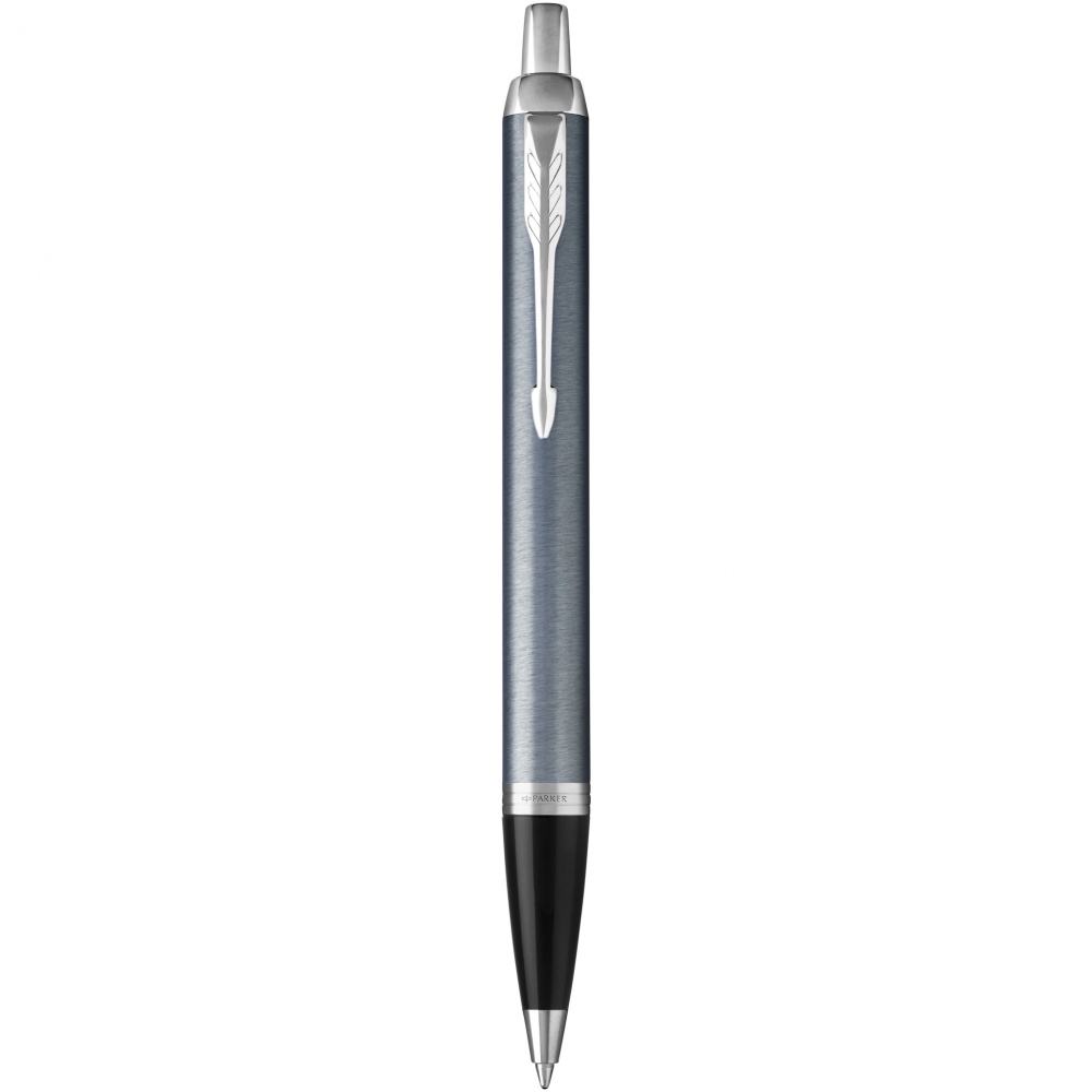 Logo trade promotional products image of: Parker IM ballpoint pen grey