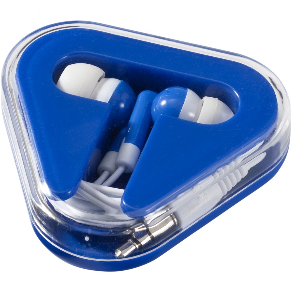 Logo trade corporate gifts picture of: Rebel earbuds, blue