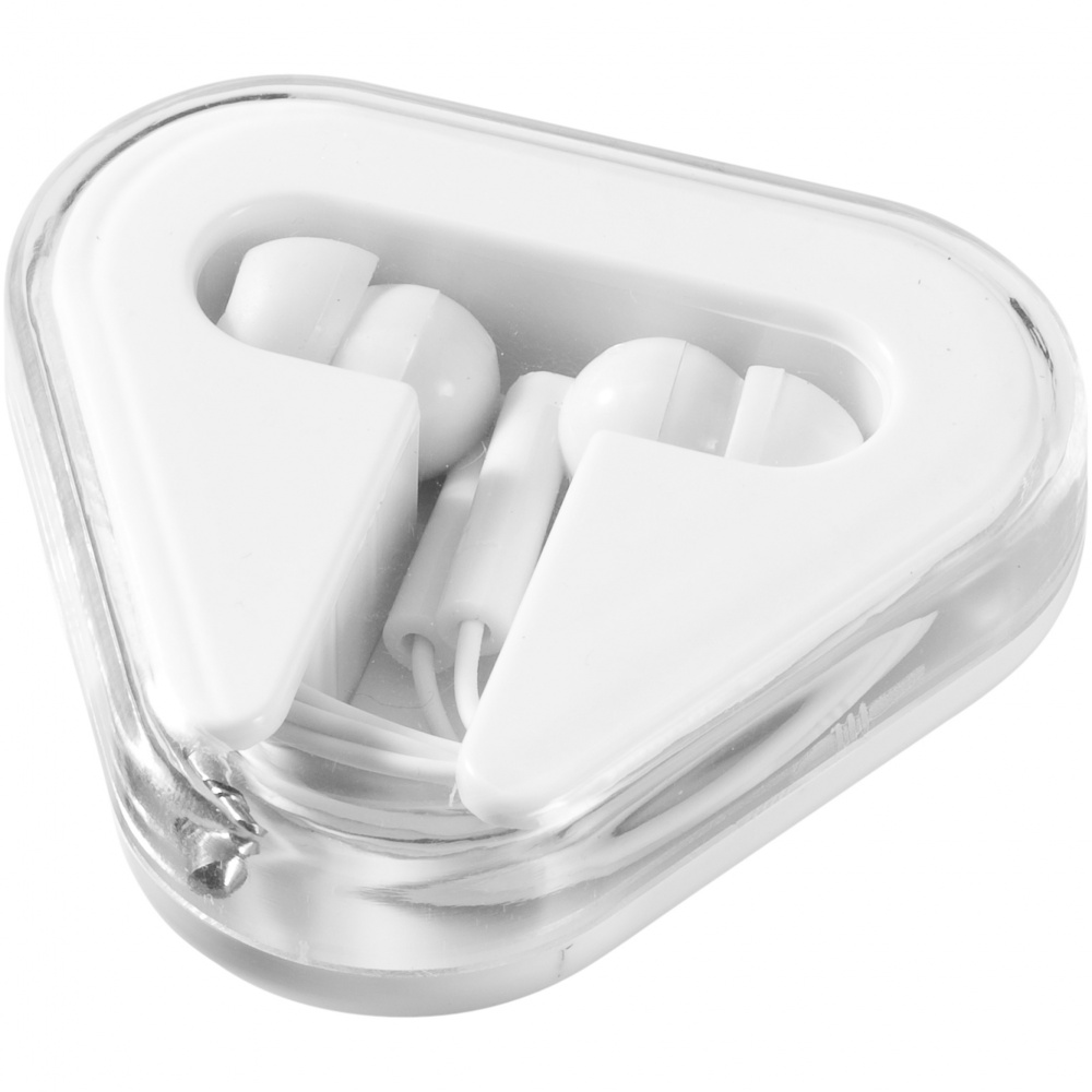 Logotrade promotional merchandise picture of: Rebel earbuds, white