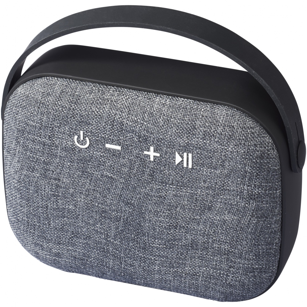 Logo trade advertising products picture of: Woven Fabric Bluetooth® Speaker, grey