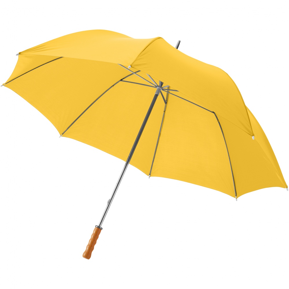 Logo trade corporate gifts image of: Karl 30" golf umbrella, yellow