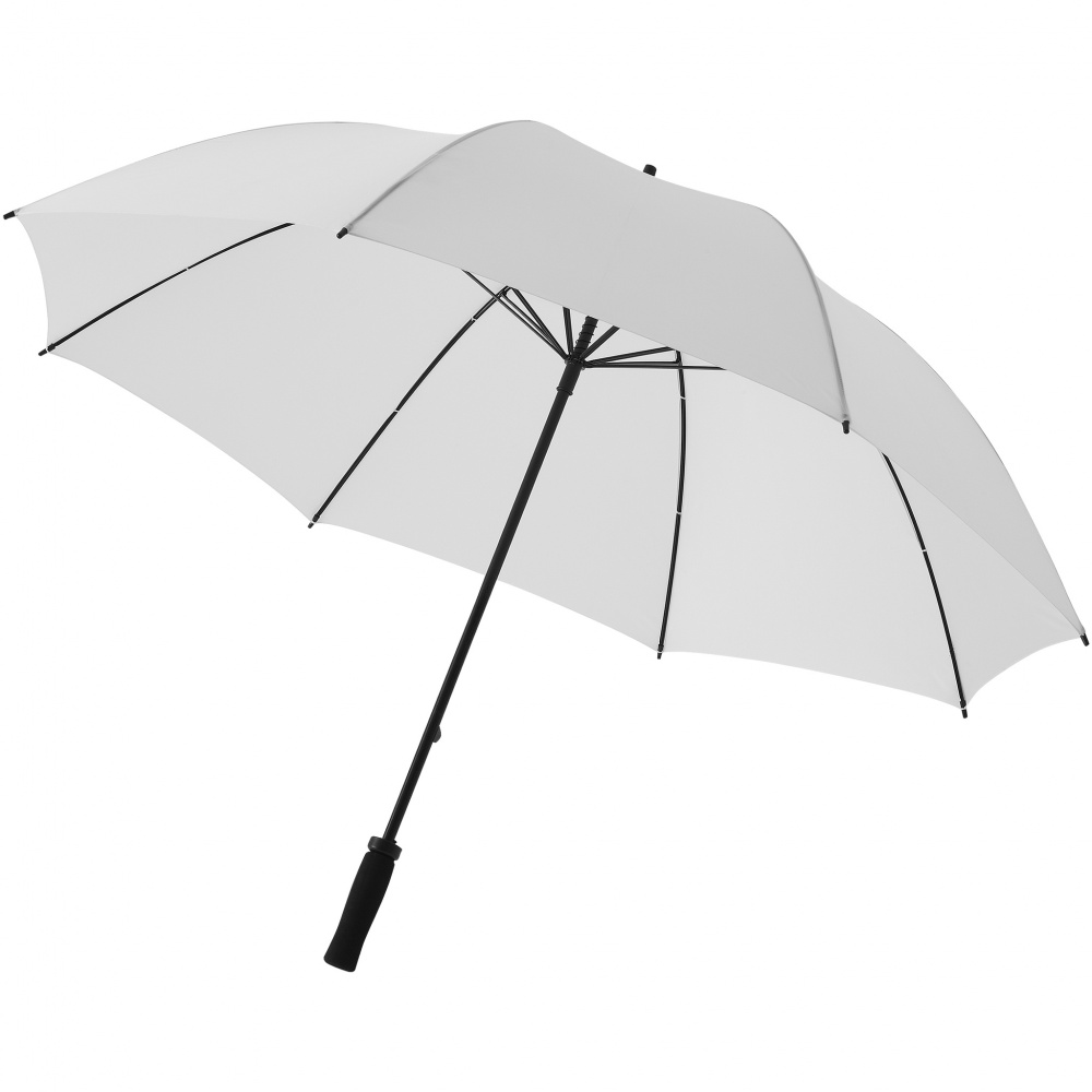 Logo trade business gifts image of: Yfke 30" golf umbrella with EVA handle, white