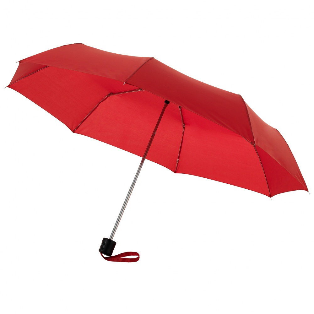 Logotrade corporate gift picture of: Ida 21.5" foldable umbrella, red