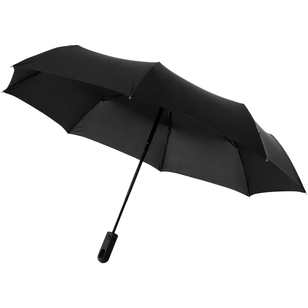 Logotrade promotional merchandise image of: 21.5" Traveler 3-section umbrella, black