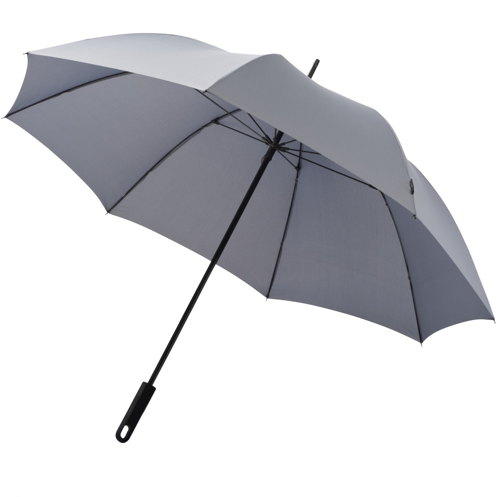 Logo trade business gift photo of: 30" Halo umbrella, grey