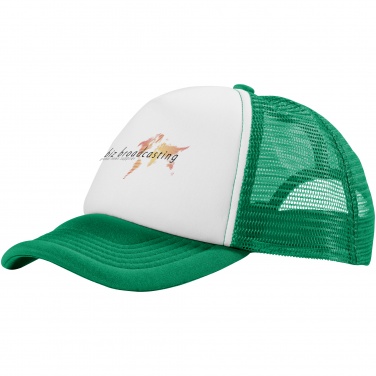 Logo trade business gift photo of: Trucker 5-panel cap, green