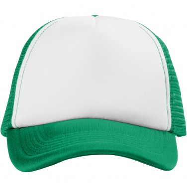 Logo trade promotional merchandise picture of: Trucker 5-panel cap, green