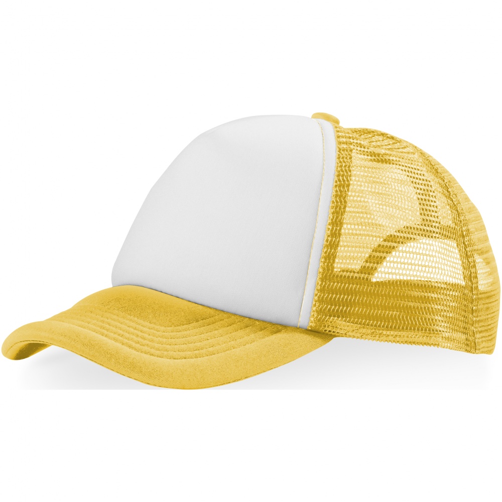 Logotrade advertising products photo of: Trucker 5-panel cap, yellow