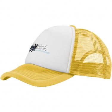 Logotrade promotional item picture of: Trucker 5-panel cap, yellow