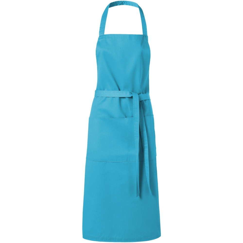 Logo trade business gift photo of: Viera apron, turquoise