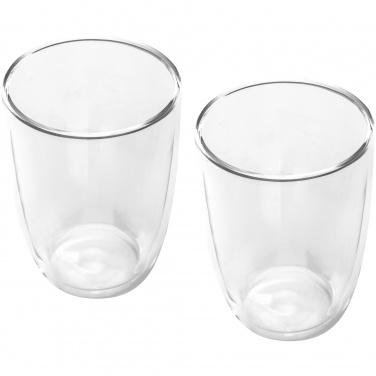 Logo trade promotional products image of: Boda 2-piece glass set, clear