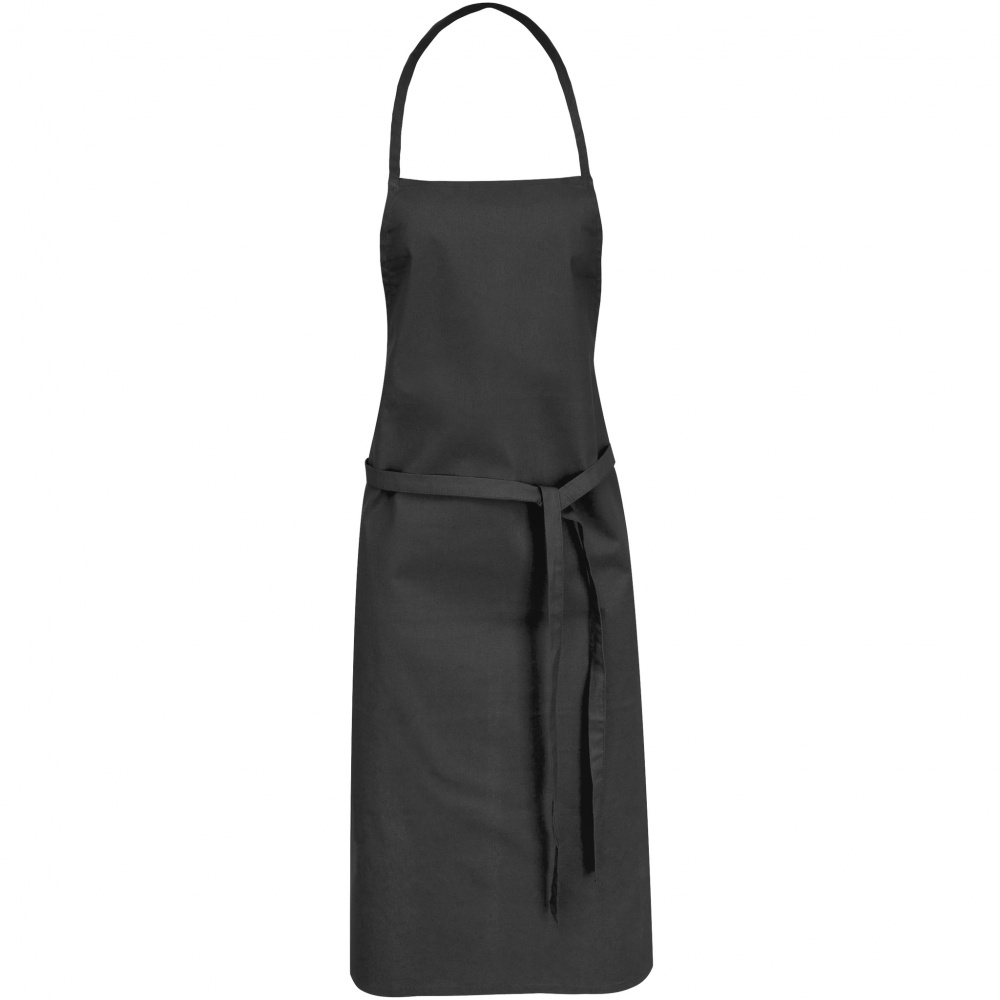 Logo trade promotional gifts picture of: Reeva Cotton Apron, black