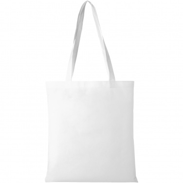 Logotrade business gift image of: Zeus Non Woven Convention Tote, white