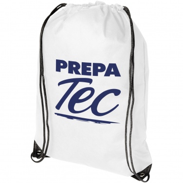 Logo trade corporate gifts picture of: Evergreen non woven premium rucksack eco, white