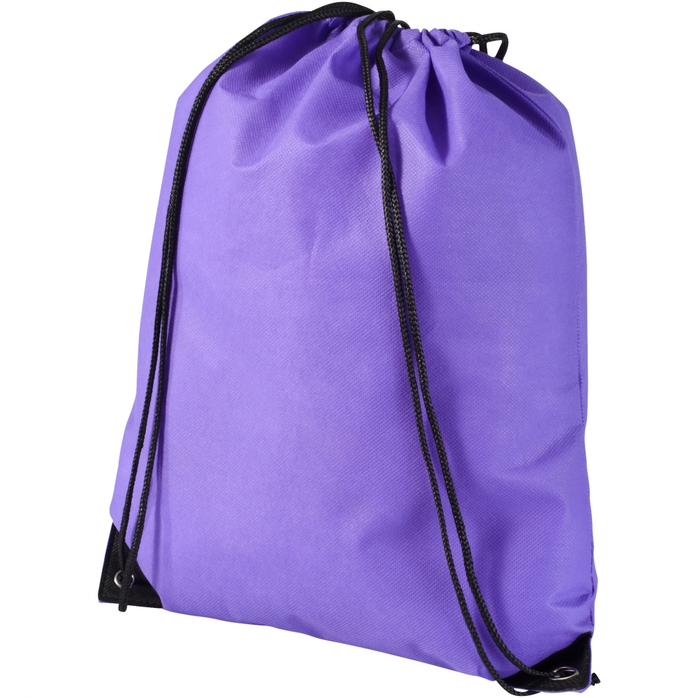 Logotrade promotional gift image of: Evergreen non woven premium rucksack eco, purple