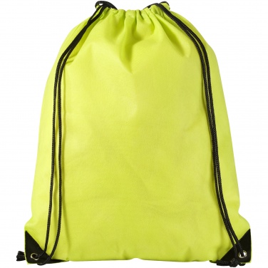 Logotrade promotional merchandise photo of: Evergreen non woven premium rucksack eco, light green