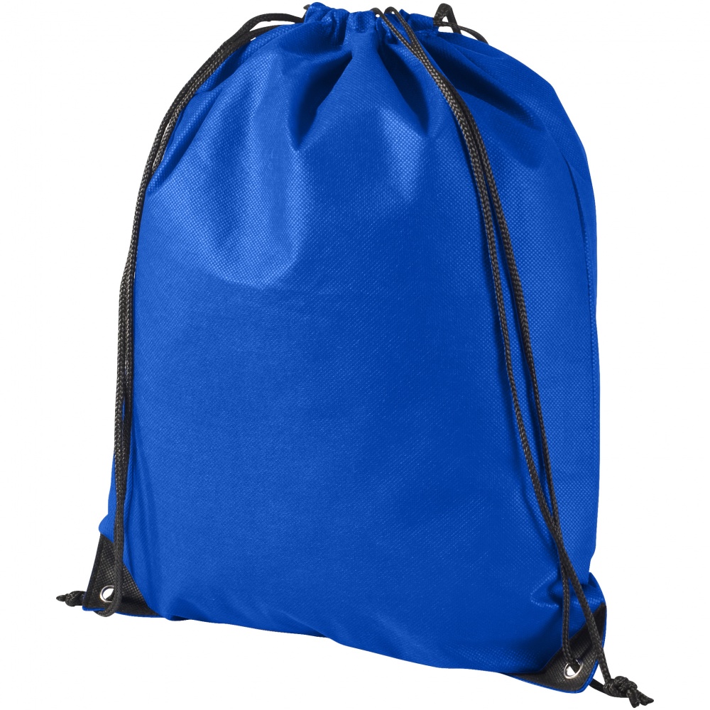 Logotrade promotional products photo of: Evergreen non woven premium rucksack eco, blue