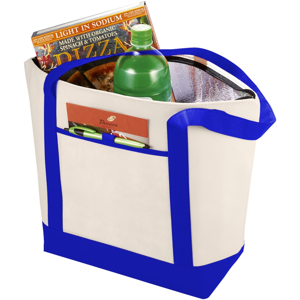 Logo trade promotional merchandise photo of: Lighthouse cooler tote, blue