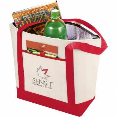 Logo trade promotional gifts picture of: Lighthouse cooler tote, red