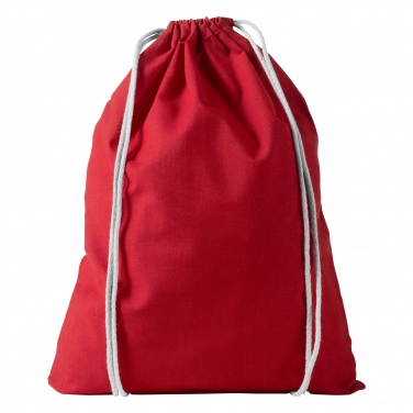 Logotrade corporate gifts photo of: Oregon cotton premium rucksack, red