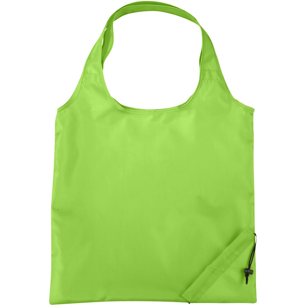 Logo trade promotional giveaways image of: The Bungalow Foldaway Shopper Tote, green