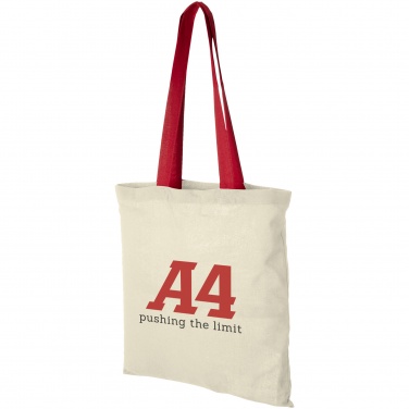 Logo trade corporate gifts image of: Nevada Cotton Tote, red