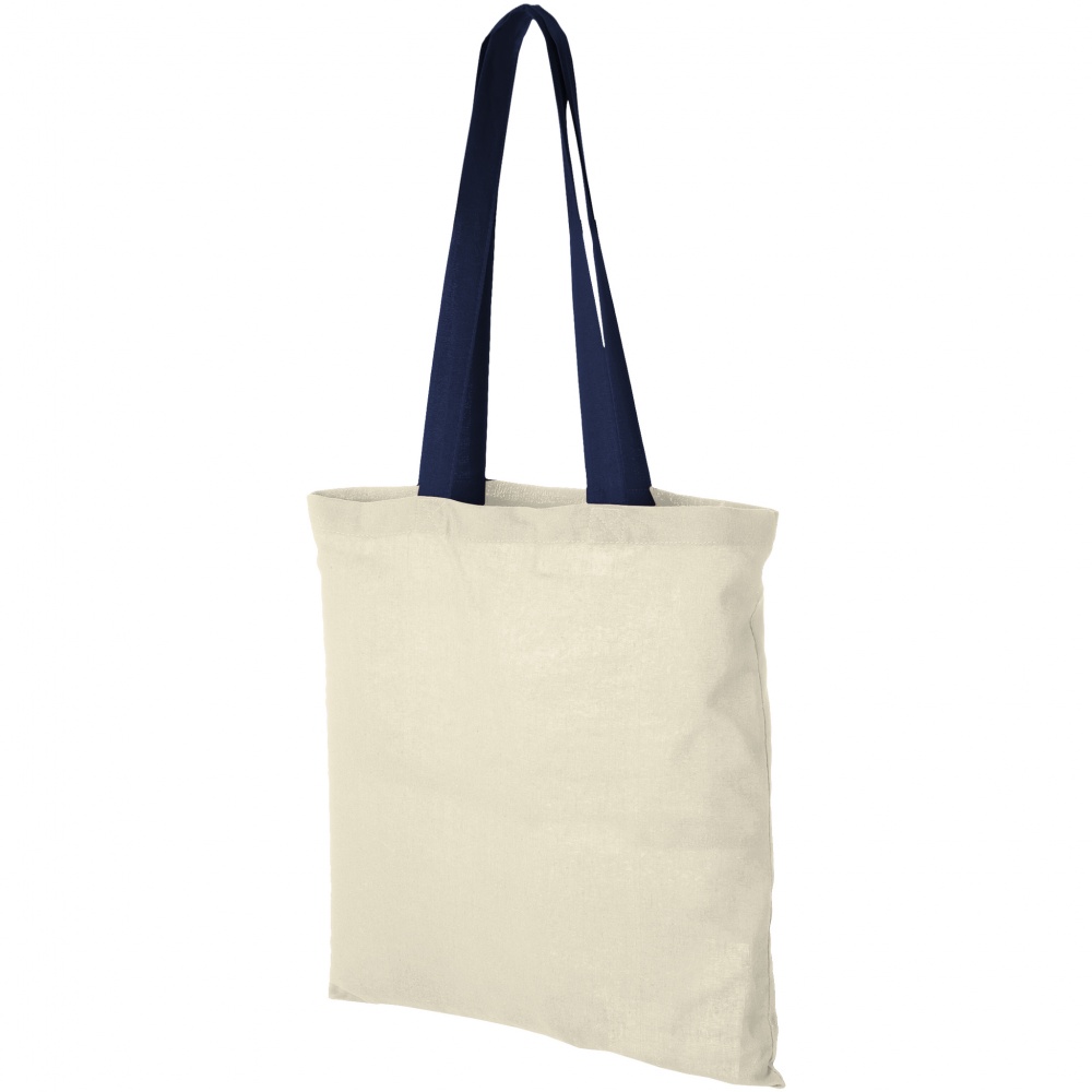 Logo trade promotional gifts picture of: Nevada Cotton Tote, dark blue