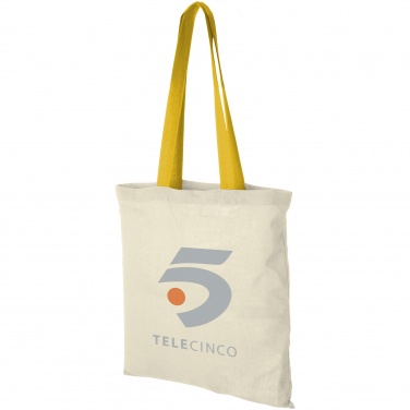 Logo trade promotional giveaway photo of: Nevada Cotton Tote, yellow