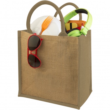 Logo trade promotional gifts image of: Chennai jute gift tote, beige