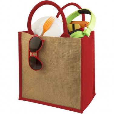 Logotrade corporate gifts photo of: Chennai jute gift tote, red