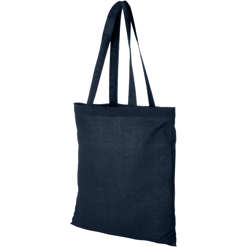 Logotrade corporate gift picture of: Madras Cotton Tote, dark blue