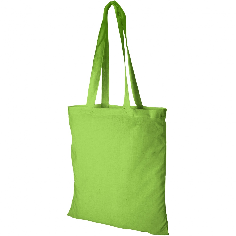 Logotrade promotional items photo of: Madras Cotton Tote, light green