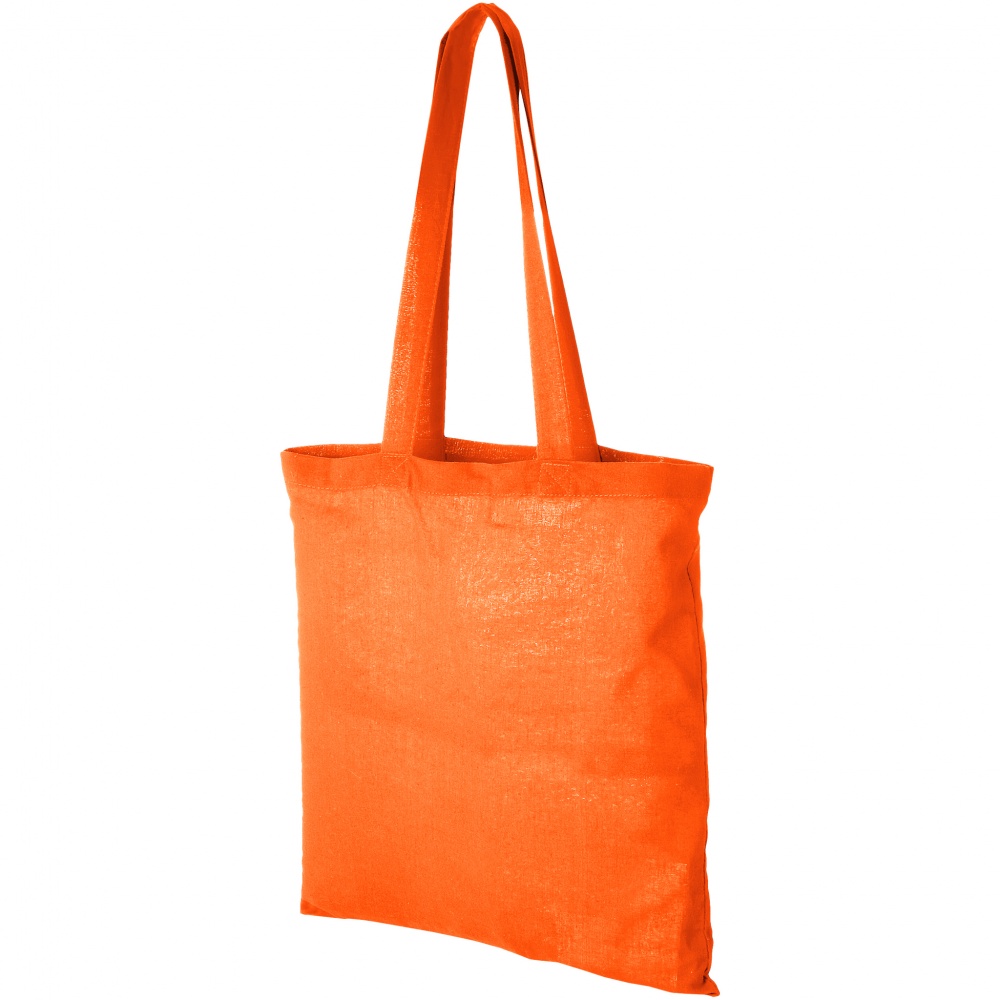 Logo trade promotional products picture of: Madras Cotton Tote, orange