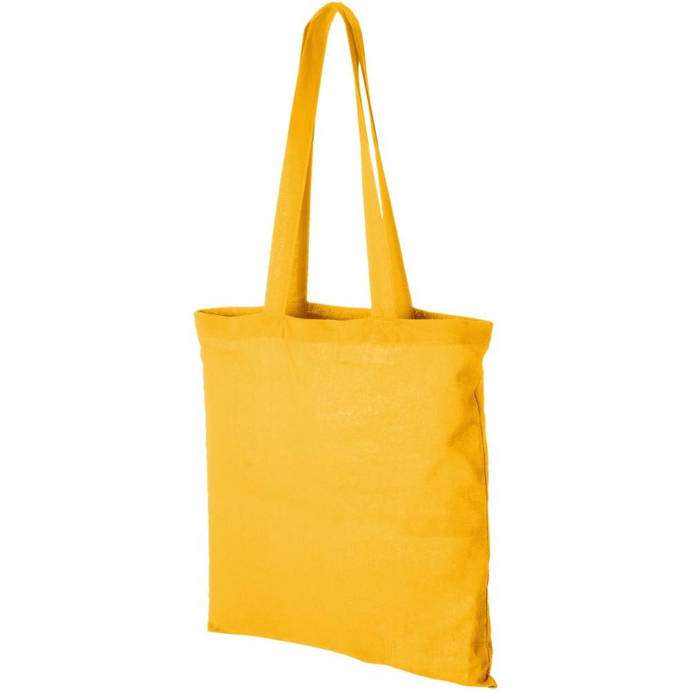 Logotrade promotional giveaways photo of: Madras Cotton Tote, yellow