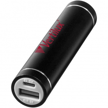 Logo trade promotional products image of: Bolt alu power bank 2200mAh, black