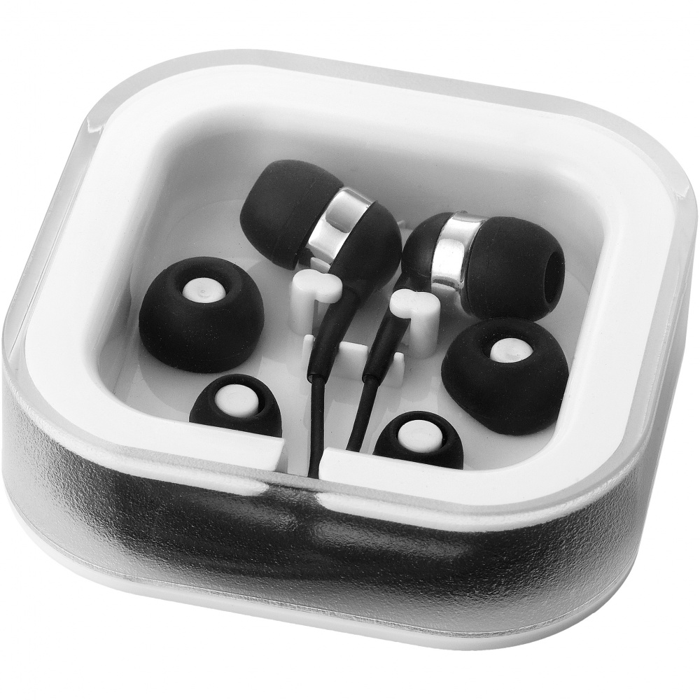 Logo trade advertising products picture of: Sargas earbuds with microphone