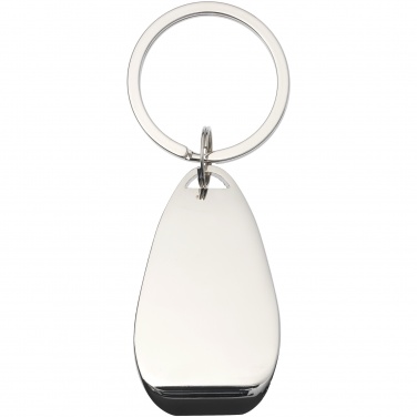 Logo trade promotional item photo of: Bottle opener key chain, silver