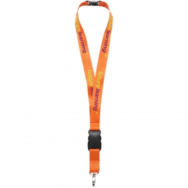 Logotrade corporate gifts photo of: Yogi lanyard with detachable buckle, orange