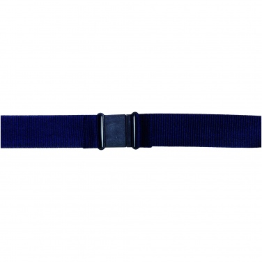 Logotrade promotional merchandise photo of: Yogi lanyard with detachable buckle, navy blue