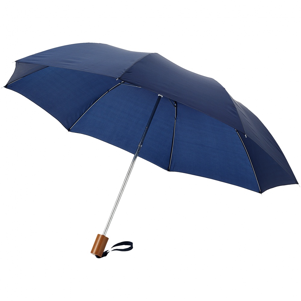 Logotrade promotional gift picture of: 20" 2-Section umbrella Oho, navy blue