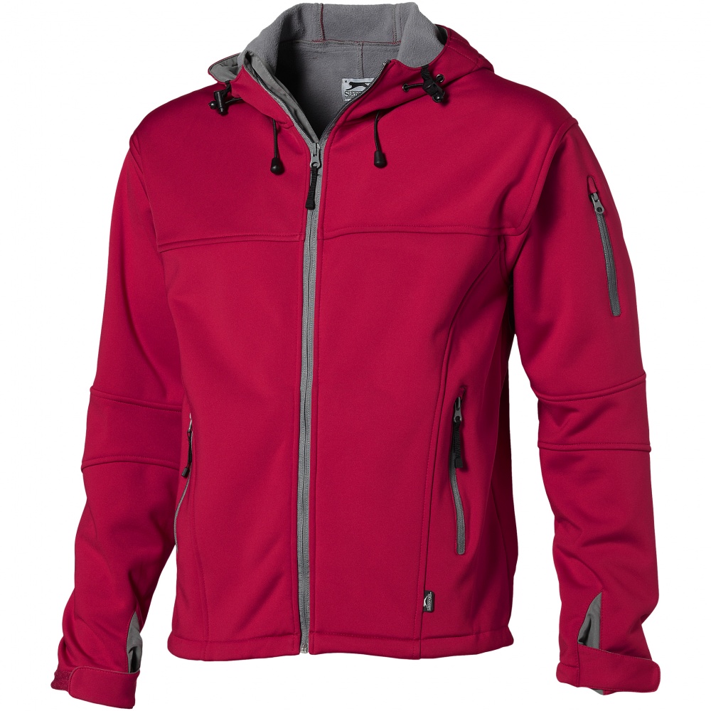 Logo trade promotional gift photo of: Match softshell jacket, red