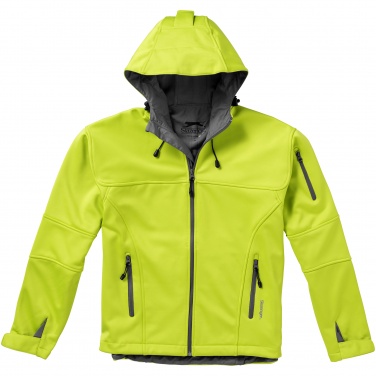 Logo trade promotional gift photo of: Match softshell jacket, light green