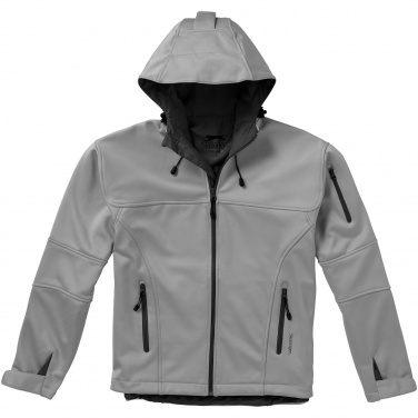 Logo trade corporate gifts picture of: Match softshell jacket, grey