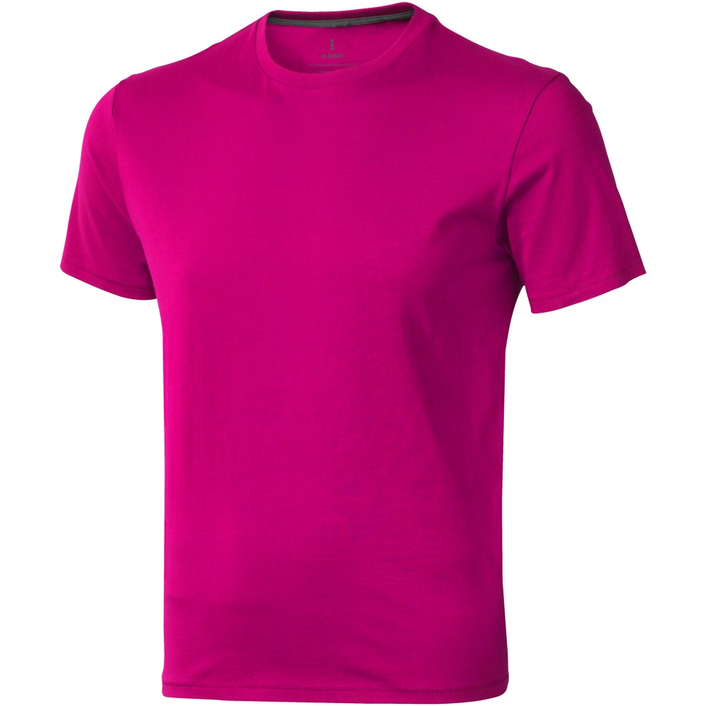 Logo trade promotional giveaways picture of: Nanaimo short sleeve T-Shirt, pink