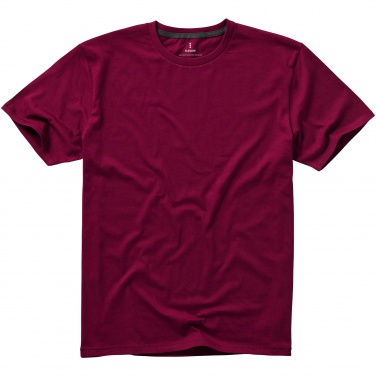 Logotrade promotional gift picture of: Nanaimo short sleeve T-Shirt, dark red