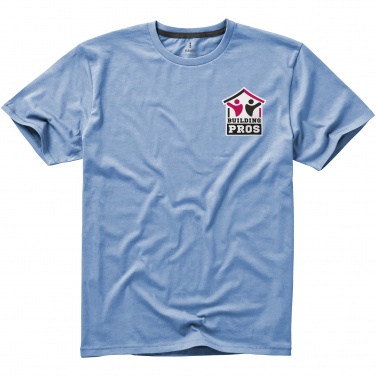 Logo trade business gift photo of: Nanaimo short sleeve T-Shirt, light blue